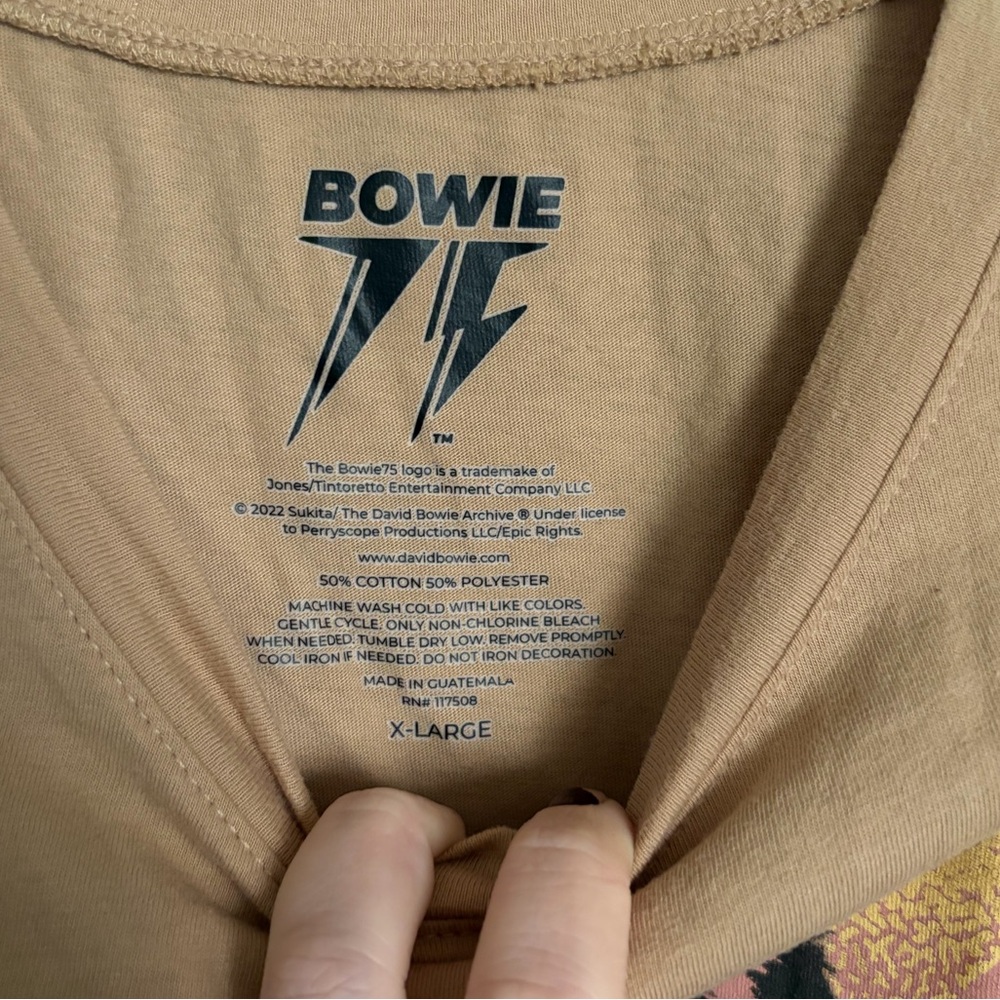 David Bowie band tee - Picture 3 of 4